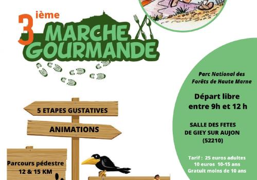 Flyer marche gourmande