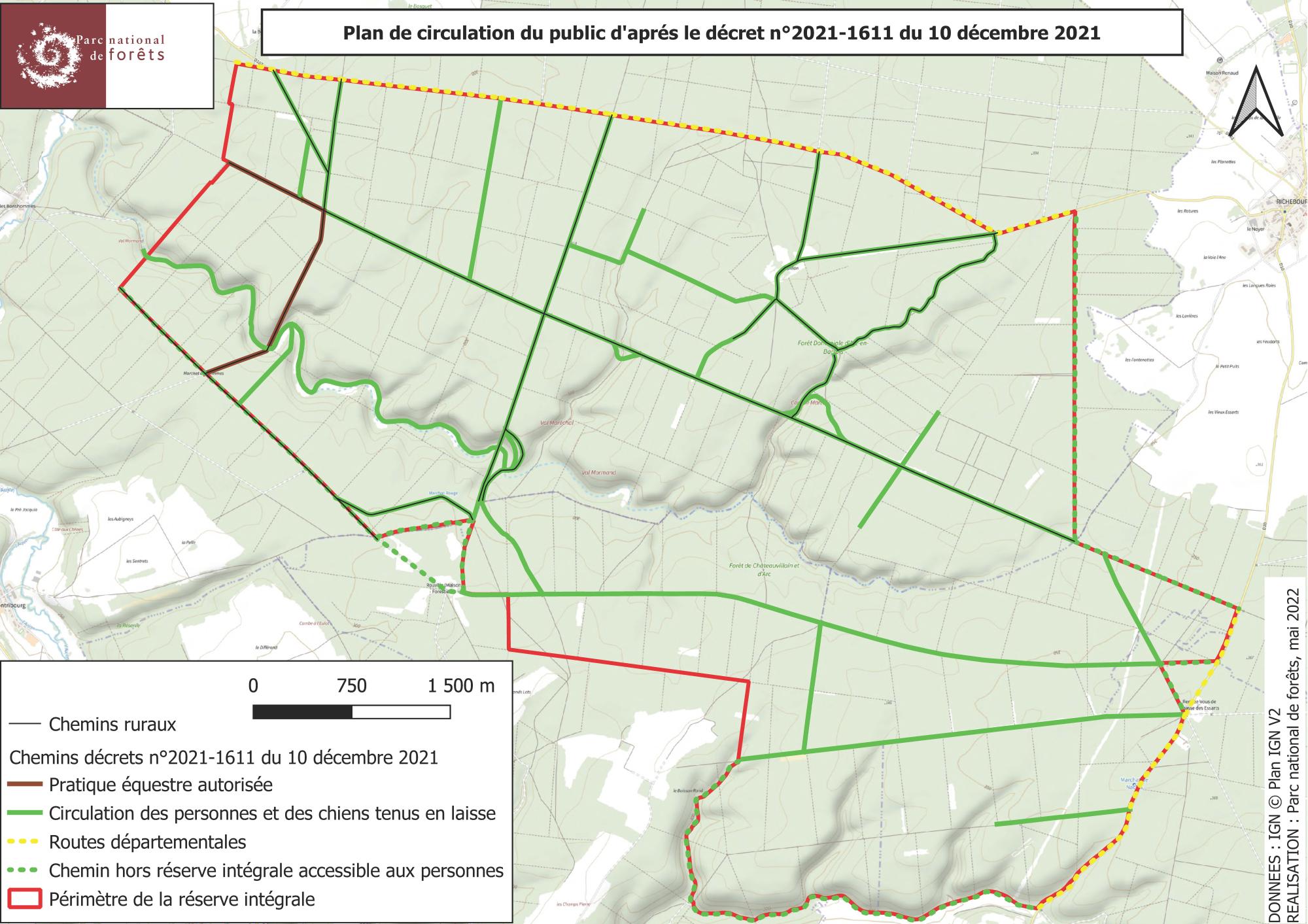 plan de circulation réserve intégrale