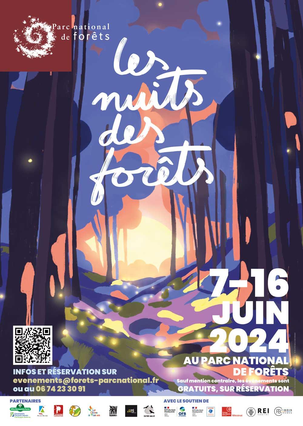 Affiche Nuits des forêts